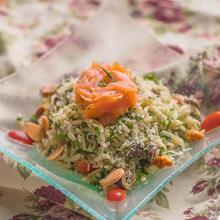 Orzo Smoked Salmon Salad