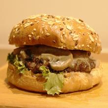 Platter Mushroom and Swiss Burger